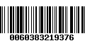 Código de Barras 0060383219376