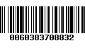 Código de Barras 0060383708832