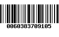 Código de Barras 0060383709105