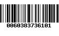 Código de Barras 0060383736101