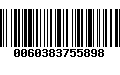 Código de Barras 0060383755898