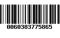 Código de Barras 0060383775865