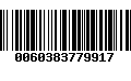 Código de Barras 0060383779917