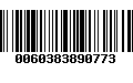 Código de Barras 0060383890773