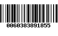 Código de Barras 0060383891855