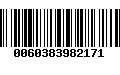 Código de Barras 0060383982171