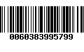 Código de Barras 0060383995799