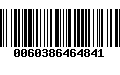 Código de Barras 0060386464841