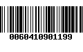 Código de Barras 0060410901199