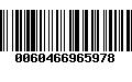 Código de Barras 0060466965978