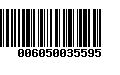 Código de Barras 006050035595