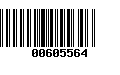 Código de Barras 00605564