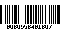 Código de Barras 0060556401607