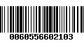 Código de Barras 0060556602103