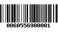 Código de Barras 0060556900001