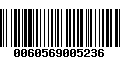 Código de Barras 0060569005236