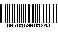 Código de Barras 0060569005243