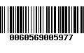 Código de Barras 0060569005977