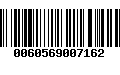 Código de Barras 0060569007162