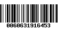 Código de Barras 0060631916453