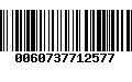 Código de Barras 0060737712577