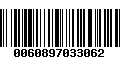 Código de Barras 0060897033062