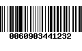 Código de Barras 0060903441232