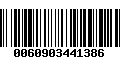 Código de Barras 0060903441386