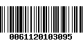 Código de Barras 0061120103095