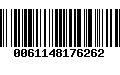 Código de Barras 0061148176262