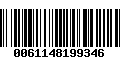 Código de Barras 0061148199346