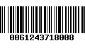 Código de Barras 0061243718008