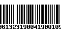 Código de Barras 00613231900419001097