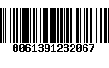 Código de Barras 0061391232067