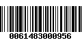 Código de Barras 0061483000956