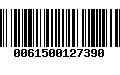 Código de Barras 0061500127390