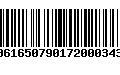 Código de Barras 00616507901720003436