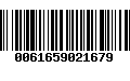 Código de Barras 0061659021679