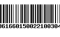 Código de Barras 00616601500221003041