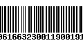 Código de Barras 00616632300119001919