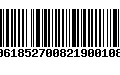 Código de Barras 00618527008219001084