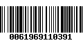 Código de Barras 0061969110391