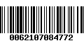 Código de Barras 0062107084772