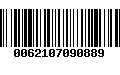 Código de Barras 0062107090889