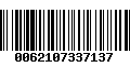 Código de Barras 0062107337137