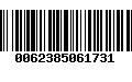 Código de Barras 0062385061731