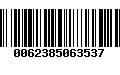 Código de Barras 0062385063537