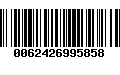 Código de Barras 0062426995858