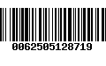 Código de Barras 0062505128719