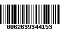 Código de Barras 0062639344153